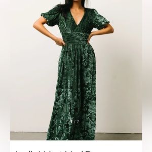 Leslie Velvet Maxi Dress